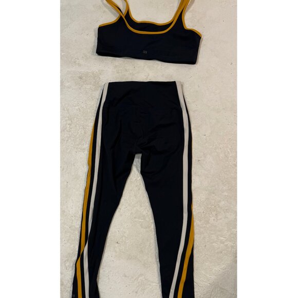 NWOT Splits 59 navy and yellow leggings - Picture 3 of 4